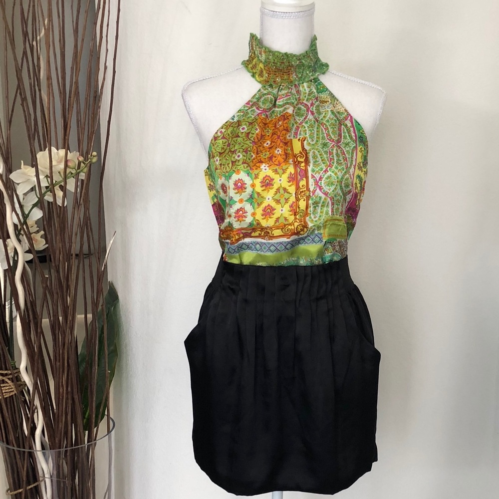 Arden B Black Mini Satin Skirt Size S - Picture 1 of 5